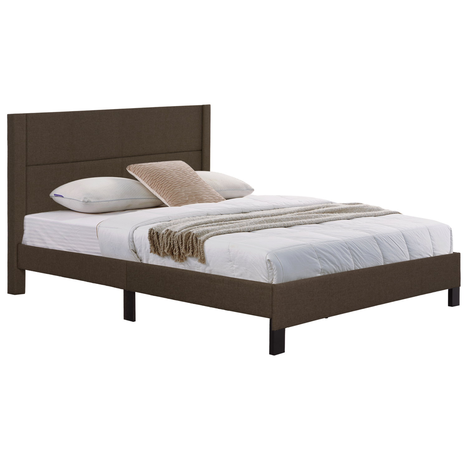 ΚΡΕΒΑΤΙ FB9666.13 ΚΑΦΕ ΥΦΑΣΜΑ ΓΙΑ ΣΤΡΩΜΑ 160X200εκ.