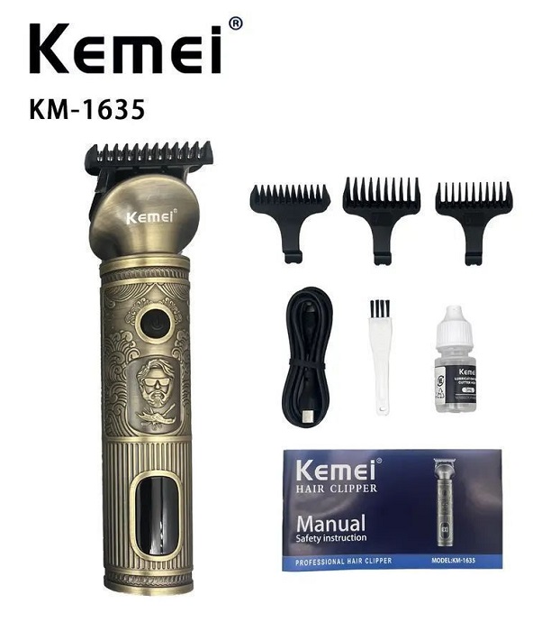 Κουρευτική μηχανή - Barber - KM-1635 - Kemei - Image 2