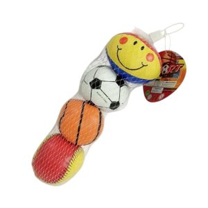 Σετ μαλακά μπαλάκια παιχνιδιού - No.4  - 4pcs - 0648-69 - 222068