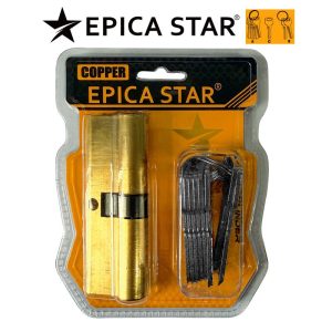 EPICA STAR ΚΥΛΙΝΔΡΟΣ ΚΛΕΙΔΑΡΙΑΣ ΑΣΦΑΛΕΙΑΣ 65mm ΜΕ 8 ΚΛΕΙΔΙΑ EP-30829