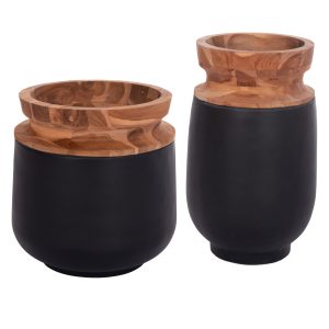 ΔΙΑΚΟΣΜΗΤΙΚΑ ΒΑΖΑ ΔΑΠΕΔΟΥ 2ΤΜΧ FB921140.01 FIBER CEMENT ΜΑΥΡΟ-ΞΥΛΟ ΤΕΑΚ 47Υ & 60Υεκ