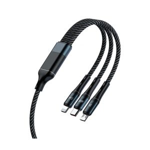 Καλώδιο φόρτισης & data 3in1 - Fast Charge - CL-972 - 1.2m - AWEI - 888155 - Black