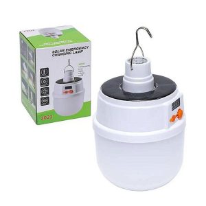 Κρεμαστό ηλιακό φωτιστικό σε λευκό χρώμα