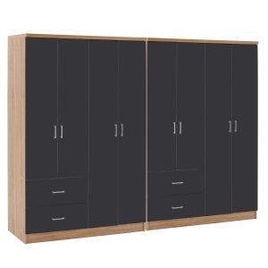 ΝΤΟΥΛΑΠΑ 8ΦΥΛΛΗ FB921237.01 ΜΕΛΑΜΙΝΗ SONAMA & ΣΚΟΥΡΟ ΓΚΡΙ 241x42