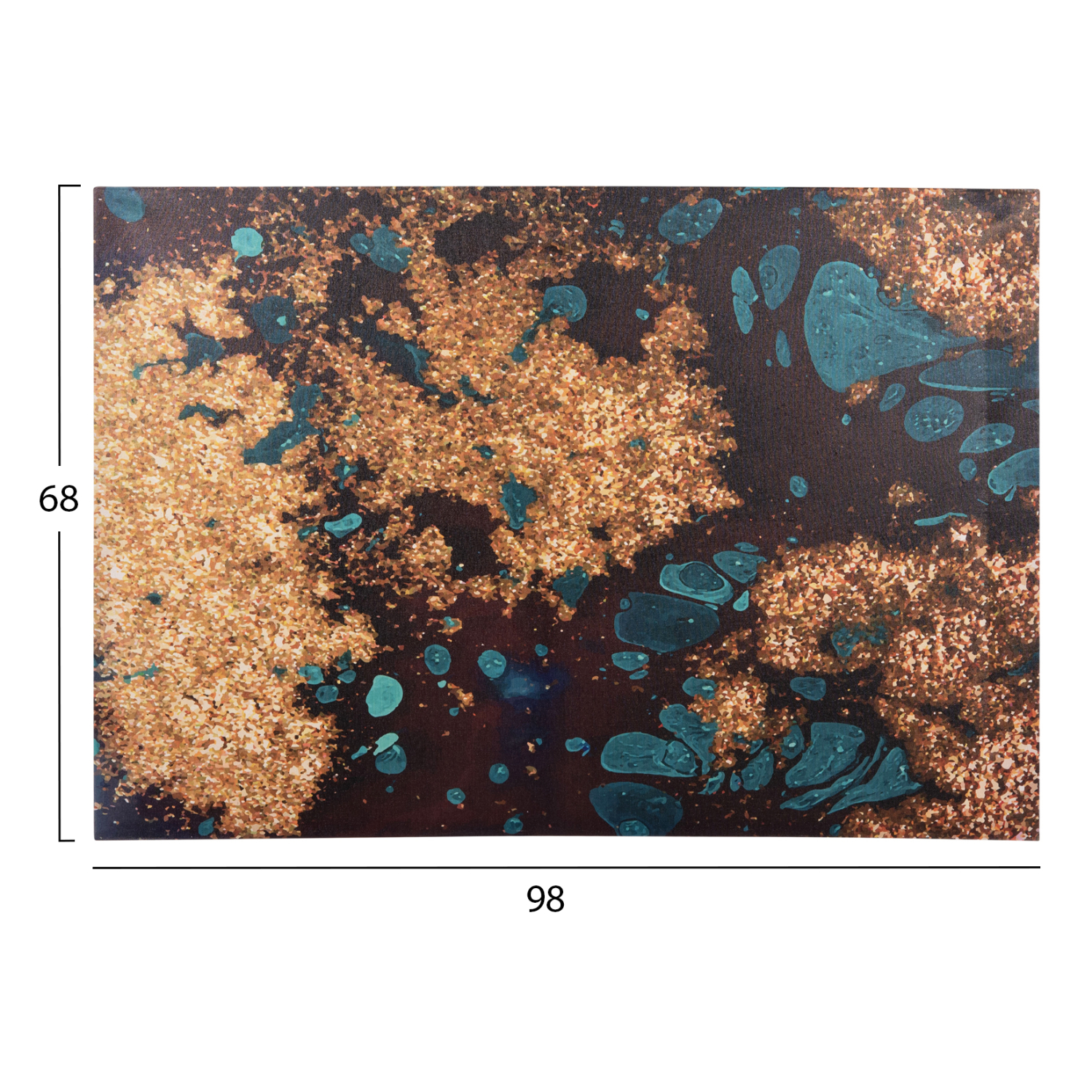 ΠΙΝΑΚΑΣ TOIXOY FB94775 ΕΚΤΥΠΩΜΕΝΟΣ ΚΑΜΒΑΣ 98x2,5(πάχος)x68Υεκ. - Image 3