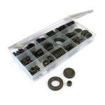 0 -RING ροδέλες & τάπες σετ 125 τεμαχίων - Grommet assortment