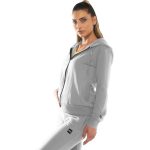 BODYMOVE ΖΑΚΕΤΑ ΓΥΝΑΙΚΕΙΑ ΦΟΥΤΕΡ ΜΕ ΚΟΥΚΟΥΛΑ ΓΚΡΙ 1020