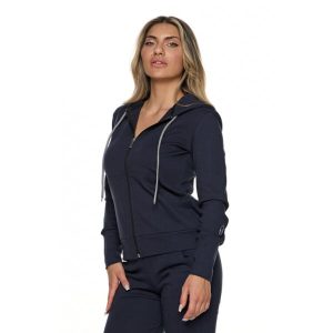 BODYMOVE ΖΑΚΕΤΑ ΓΥΝΑΙΚΕΙΑ ΦΟΥΤΕΡ ΜΕ ΚΟΥΚΟΥΛΑ 1360 NAVY