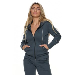 BODYMOVE ΖΑΚΕΤΑ ΓΥΝΑΙΚΕΙΑ ΦΟΥΤΕΡ ΜΕ ΚΟΥΚΟΥΛΑ 1360 ΑΝΘΡΑΚΙ
