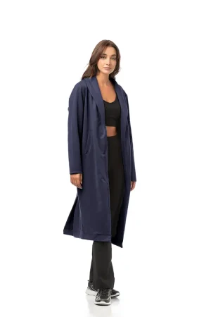 BODYMOVE ΓΥΝΑΙΚΕΙΟ ΠΑΛΤΟ DOUBLE FACE ΜΠΛΕ 1461