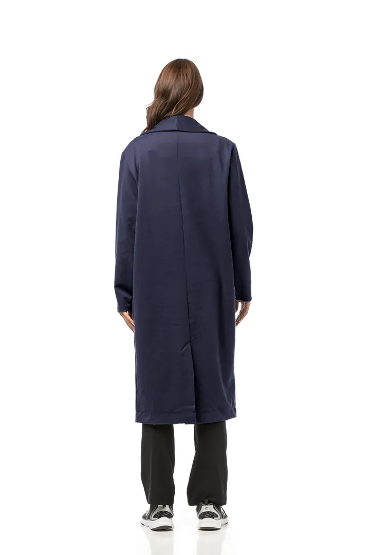 BODYMOVE ΓΥΝΑΙΚΕΙΟ ΠΑΛΤΟ DOUBLE FACE ΜΠΛΕ 1461 - Image 2