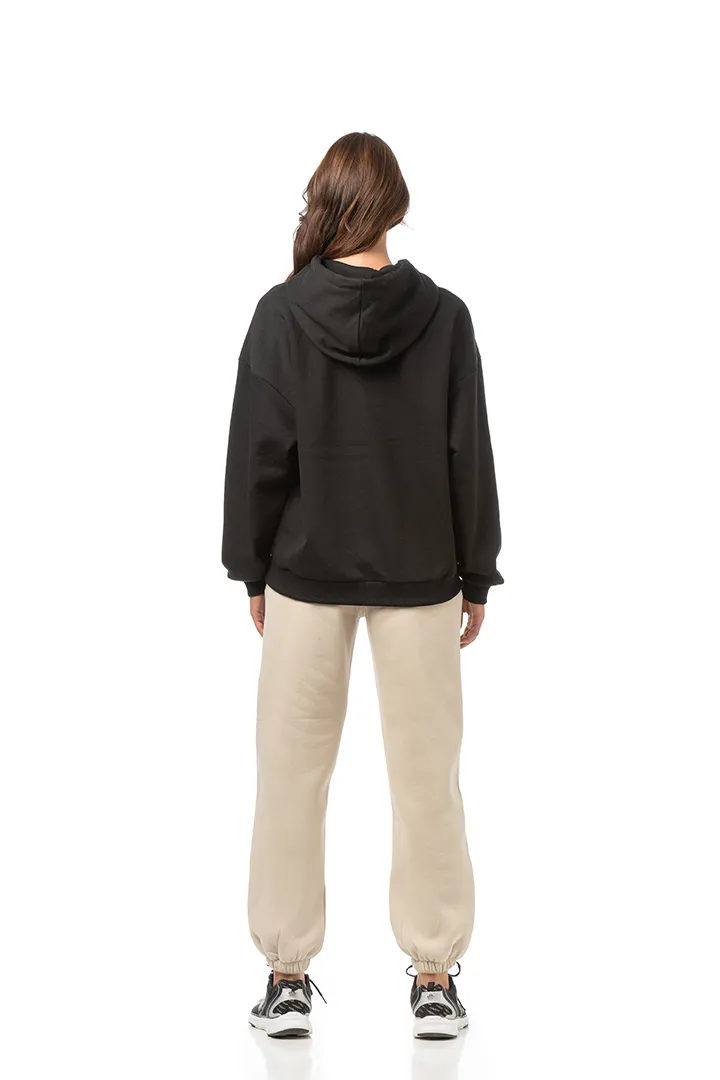 BODYMOVE ΓΥΝΑΙΚΕΙΑ ΦΟΥΤΕΡ ΜΠΛΟΥΖΑ ΜΕ ΚΟΥΚΟΥΛΑ ΜΑΥΡΟ 1471 - Image 2