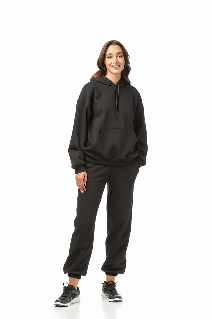 BODYMOVE ΓΥΝΑΙΚΕΙΑ ΦΟΥΤΕΡ ΜΠΛΟΥΖΑ ΜΕ ΚΟΥΚΟΥΛΑ ΜΑΥΡΟ 1471 - Image 3