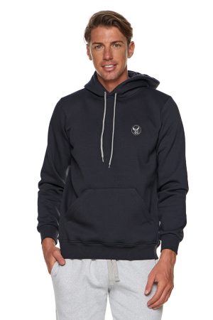 BODYMOVE Μπλούζα UNISEX τρίκλωνη με κουκούλα ΜΠΛΕ #B003m