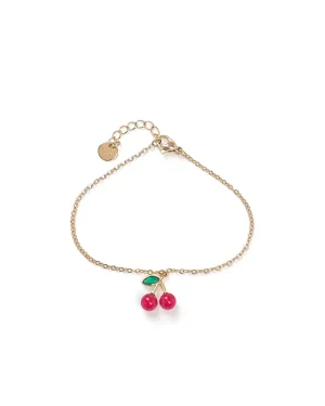 ARDIKA Βραχιόλι με διακοσμητικό κεράσι ADL-B156 - Χρυσό Βραχιόλια > Αλυσίδες - Γυναικείες > Αξεσουάρ | FALL- WINTER 2026