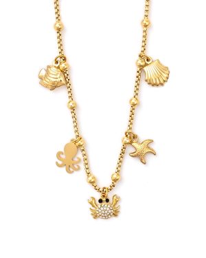 ARDIKA Κρεμαστό λαιμού ADL-K242 - Χρυσό Κολιέ > Αξεσουάρ | FALL- WINTER 2026