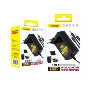 <strong>Andowl Q-DC9011 Universal Τροφοδοτικό 3 σε 1 AC230 σε DC12v 5Amp</strong>