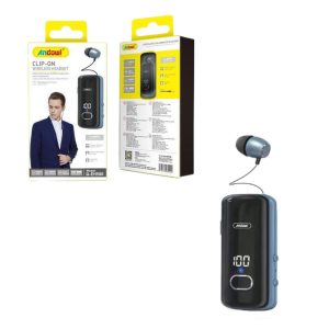 Το Andowl Q-EH580 είναι in-ear bluetooth ακουστικό που συνδέεται με κάθε συσκευή που διαθέτει bluetooth. Μπορεί να συνδεθεί με 2 συσκευές ταυτόχρονα