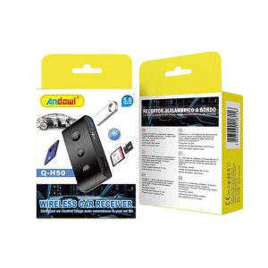 Συσκευή FM Transmitter της εταιρείας Andowl για εύκολη και γρήγορη αναπαραγωγή μουσικής σε οποιοδήποτε στερεοφωνικό αυτοκινήτου που διαθέτει ραδιόφωνο