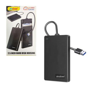 Εξωτερική θήκη για HDD 2.5 inch (Sata σε USB 3.0)  σε μαύρο χρώμα.