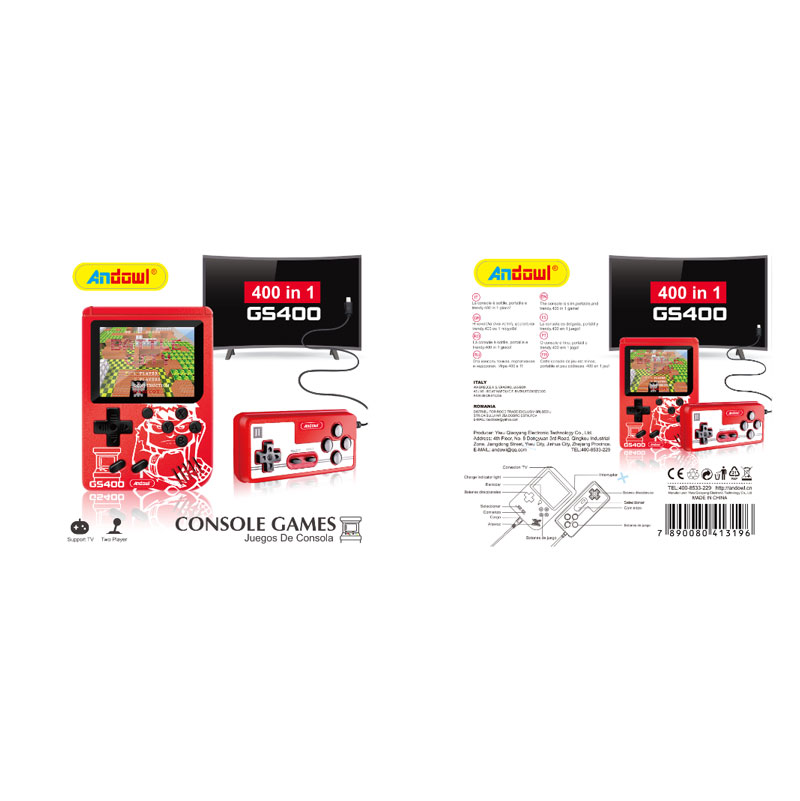 Andowl Κονσόλα παιχνιδιών 400 σε 1 GS400 - Console Games 400 in 1 075937 - Image 3