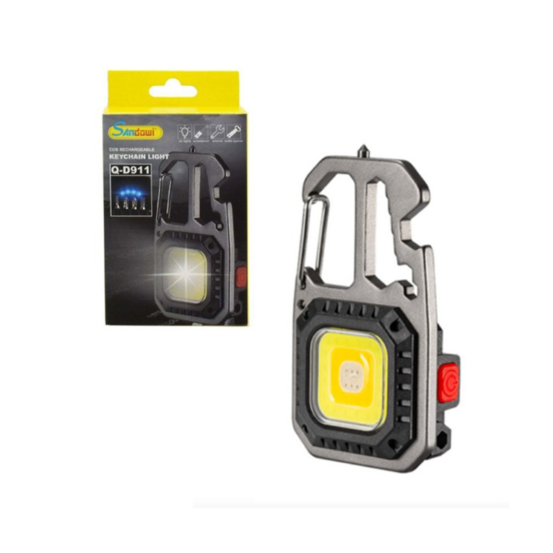 Andowl Πολυεργαλείο Μπρελόκ Φακός Q-D911 - Cob rechargeable keychain light 075688 - Image 2