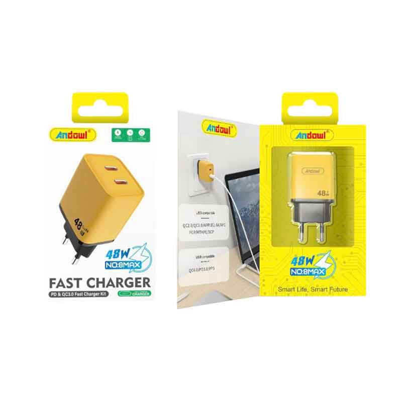 Ο φορτιστής της εταιρείας Andowl προσφέρει μια πλήρη λύση φόρτισης για το κινητό σας με ταχύτητα φόρτισης 48W