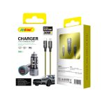 Andowl Φορτιστής αυτοκινήτου με καλώδιο Type-C σε Lighting Q-DC50B - Charger