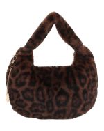 BAG TO BAG Γούνινη τσάντα ώμου μικρή XY-2412 - Καφέ ΓΥΝΑΙΚΕΙΕΣ ΤΣΑΝΤΕΣ > FALL- WINTER 2026 > Τσάντες Χειρός - Γυναικείες Τσάντες