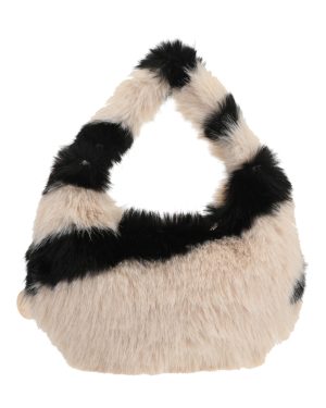 BAG TO BAG Γούνινη τσάντα ώμου μικρή XY-2412 - Μπέζ ΓΥΝΑΙΚΕΙΕΣ ΤΣΑΝΤΕΣ > FALL- WINTER 2026 > Τσάντες Χειρός - Γυναικείες Τσάντες