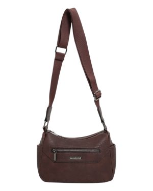 BAG TO BAG Τσάντα χιαστή WH13616 - Καφέ ΓΥΝΑΙΚΕΙΕΣ ΤΣΑΝΤΕΣ > FALL- WINTER 2026 > Τσάντες Χιαστί - Γυναικείες Τσάντες