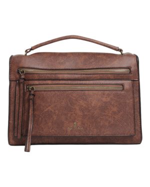 BAG TO BAG Τσάντα χιαστί BTB0017 - Καφέ ΓΥΝΑΙΚΕΙΕΣ ΤΣΑΝΤΕΣ > FALL- WINTER 2026 > Τσάντες Χιαστί - Γυναικείες Τσάντες