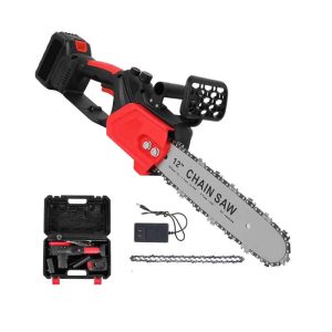 Bisutime Επαναφορτιζόμενο ηλεκτρικό πριόνι χειρός 68V 1200W- Αλυσοπρίονο - Chainsaw