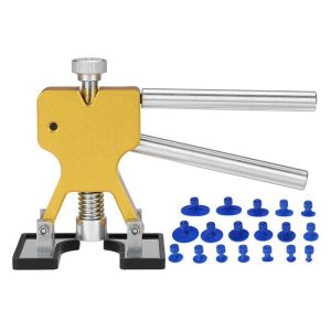 Το Εργαλείο επισκευής βαθουλωμάτων σετ με 18 εργαλεία-Sag repair tools XF-15 αφαιρεί όλα τα βαθουλώματα ακόμα και τις μικροζημιές που μπορεί να δημιουργηθούν από χαλάζι