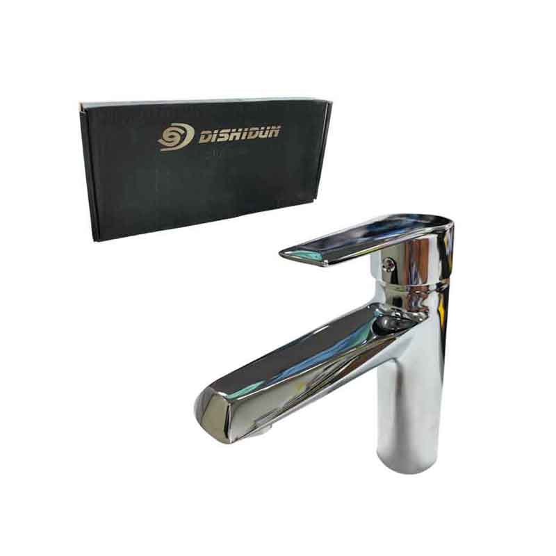 Κλασική μπαταρία νιπτήρα σε χρωμέ φινίρισμα