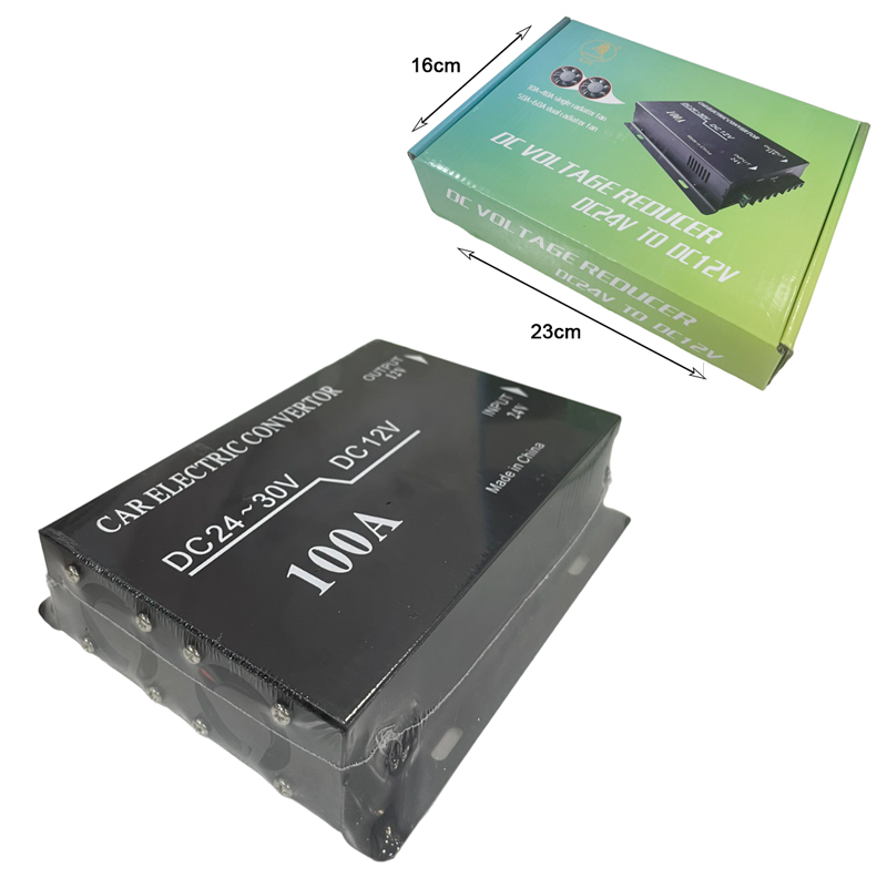 EJC Μετασχηματιστής/Μετατροπέας Αυτοκινήτου DC24V σε DC12V 100A - Car DC Voltage Reducer 0163128 - Image 2