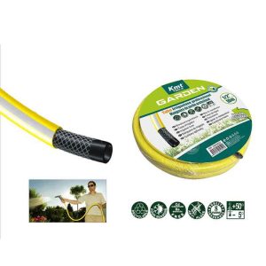 Λάστιχο ποτίσματος από ενισχυμένο PVC και τριπλή πλέξη για επιπλέον αντοχή