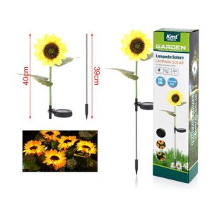 KMT Ηλιακά φωτιζόμενο διακοσμητικό λουλούδι LED - Solar-powered LED decorative flower