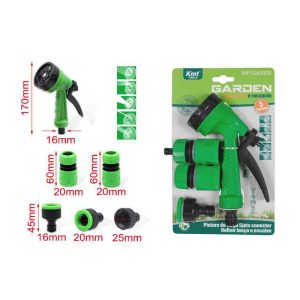 Ανθεκτικό και εύχρηστο Πιστόλι Ποτίσματος με 5 Λειτουργίες Ψεκασμού για αποτελεσματικό πότισμα ή πλύσιμο.