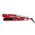 Ισιωτική πρέσα μαλλιών με ατμό κατάλληλη και για επαγγελματική χρήση. Διαθέτει κεραμικές πλάκες που δεν καταστρέφουν τα μαλλιά