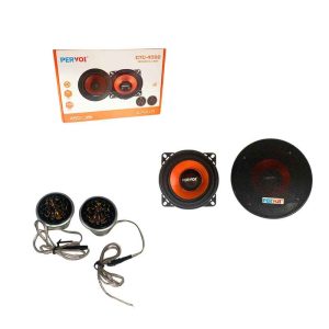 Ηχείο αυτοκινήτου 4 ιντσών 2 δρόμων 450W 80W RMS Pervoi CTC-4592 μαύρο