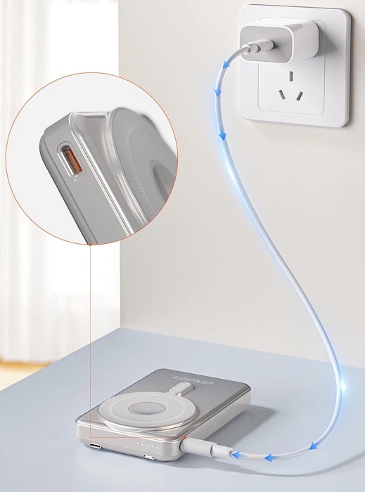 Powerbank μαγνητικής φόρτισης - P92K - 10.000mah - 20W - AWEI - 014083 - Image 4