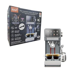 <p data-start="190" data-end="725">Η ημιαυτόματη ιταλική καφετιέρα RAF R-0208 συνδυάζει κομψό σχεδιασμό και υψηλή απόδοση για να απολαμβάνετε αυθεντικό espresso στο σπίτι σας. Με ισχύ 1300W και σύστημα διπλού λέβητα