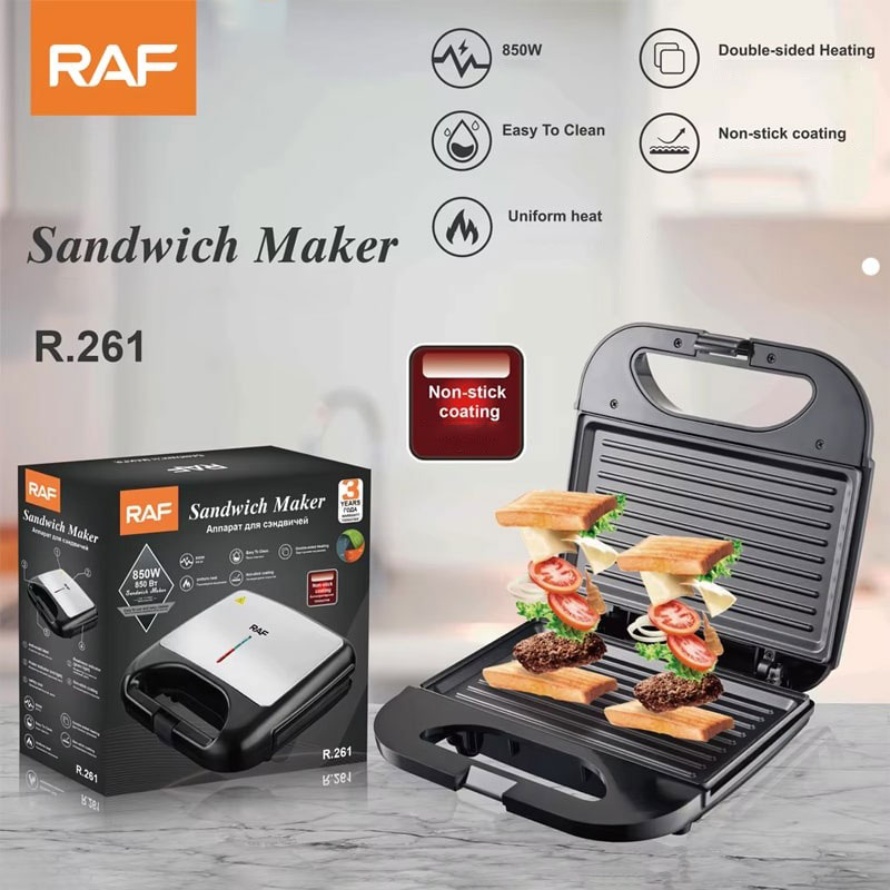 σνακ και μικρά γεύματα. Ο εργονομικός σχεδιασμός και η διπλής όψης θέρμανση εξασφαλίζουν ομοιόμορφο ψήσιμο