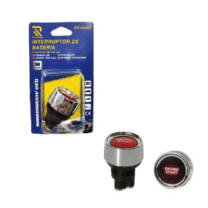 Rchang Διακόπτης Μπουτόν Μίζας Αυτοκινήτου - Διακόπτης Engine Start 12-24V W1019