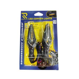 Rchang Φλας Μηχανής Πορτοκαλί σετ 2τμχ - Motorcycle Led Corner Lights