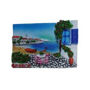 Tουριστικό μαγνητάκι Souvenir - Σετ 12pcs - Resin Magnet - Greece - 678347