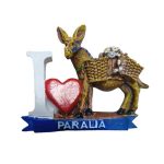 Tουριστικό μαγνητάκι Souvenir - Σετ 12pcs - Resin Magnet - Paralia - 678358