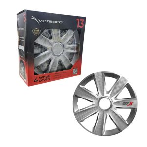 Σετ τάσια αυτοκινήτου της εταιρείας Versaco με διάμετρο 13 ίντσες. Αντικαθιστούν τα εργοστασιακά τάσια και αναβαθμίζουν την συνολική εμφάνιση του αυτοκινήτου. Η επιλογή της διαστάσης θα πρέπει να συμβαδίζει με τις διαστάσεις των ζαντών. Παράλληλα