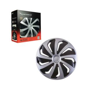 Σετ τάσια αυτοκινήτου της εταιρείας Versaco με διάμετρο 16 ίντσες. Αντικαθιστούν τα εργοστασιακά τάσια και αναβαθμίζουν την συνολική εμφάνιση του αυτοκινήτου. Η επιλογή της διαστάσης θα πρέπει να συμβαδίζει με τις διαστάσεις των ζαντών. Παράλληλα